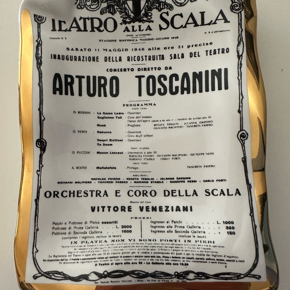 Vintage Fornasetti Catchall